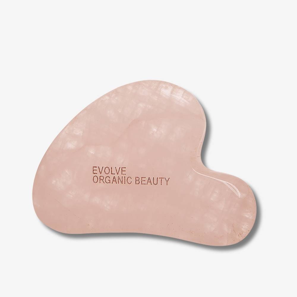 Rose Quartz Gua Sha | Evolve Organic Beauty